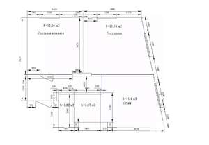 2-к квартира, на длительный срок, 48м2, 9/9 этаж