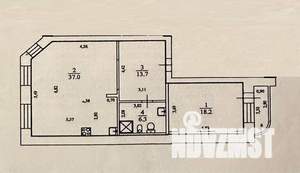 2-к квартира, на длительный срок, 75м2, 6/9 этаж