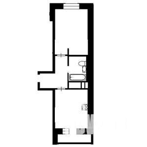 1-к квартира, на длительный срок, 38м2, 5/10 этаж