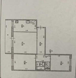 3-к квартира, на длительный срок, 65м2, 7/10 этаж