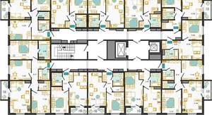 4-к квартира, вторичка, 77м2, 5/14 этаж