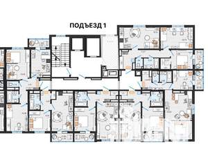 2-к квартира, вторичка, 41м2, 14/14 этаж