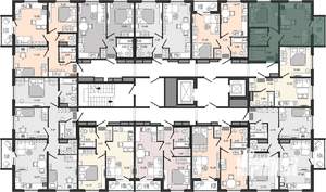 2-к квартира, вторичка, 36м2, 6/14 этаж