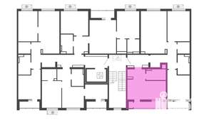 Студия квартира, вторичка, 24м2, 3/7 этаж