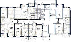 1-к квартира, строящийся дом, 35м2, 1/16 этаж