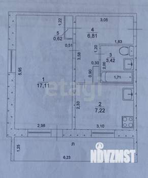 1-к квартира, вторичка, 39м2, 7/10 этаж
