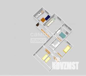 5-к квартира, вторичка, 90м2, 9/9 этаж