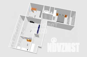 3-к квартира, вторичка, 65м2, 9/9 этаж