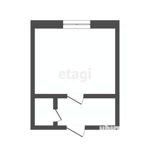 Студия квартира, вторичка, 18м2, 1/5 этаж