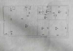 3-к квартира, вторичка, 76м2, 1/5 этаж