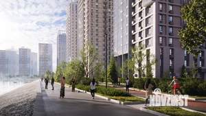 2-к квартира, строящийся дом, 36м2, 22/24 этаж