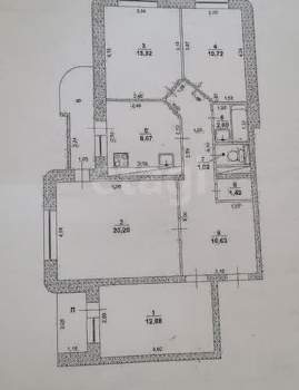 4-к квартира, вторичка, 88м2, 14/18 этаж