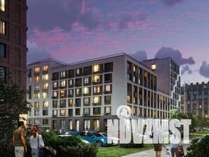 1-к квартира, строящийся дом, 35м2, 5/9 этаж
