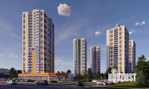 1-к квартира, строящийся дом, 36м2, 21/24 этаж