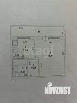 1-к квартира, вторичка, 26м2, 4/10 этаж