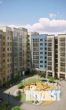 2-к квартира, строящийся дом, 53м2, 4/8 этаж
