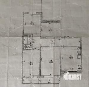 4-к квартира, вторичка, 80м2, 6/9 этаж