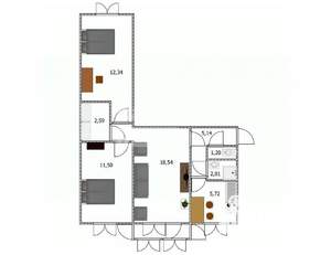 3-к квартира, вторичка, 59м2, 5/5 этаж