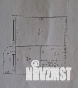 1-к квартира, вторичка, 35м2, 8/9 этаж