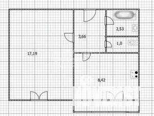 1-к квартира, вторичка, 33м2, 9/9 этаж