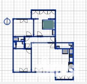 3-к квартира, вторичка, 91м2, 6/9 этаж