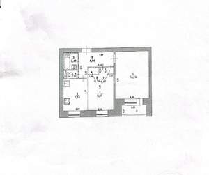 2-к квартира, вторичка, 45м2, 6/9 этаж