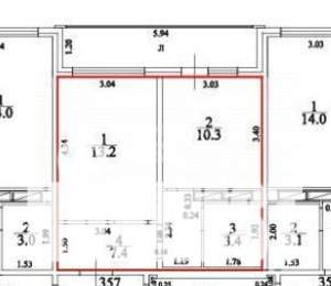 1-к квартира, вторичка, 34м2, 3/16 этаж