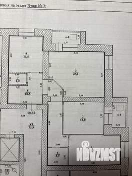 3-к квартира, вторичка, 94м2, 7/9 этаж