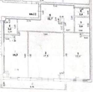 2-к квартира, вторичка, 60м2, 1/15 этаж