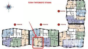 1-к квартира, строящийся дом, 47м2, 9/9 этаж