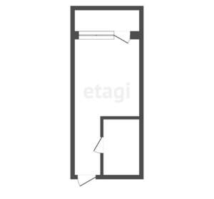 Студия квартира, вторичка, 16м2, 22/24 этаж