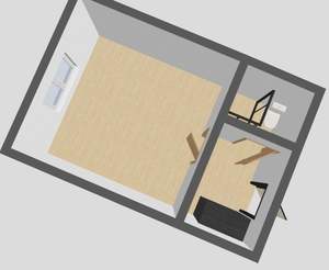 Студия квартира, вторичка, 18м2, 2/5 этаж