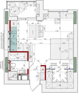 Студия квартира, вторичка, 36м2, 22/23 этаж
