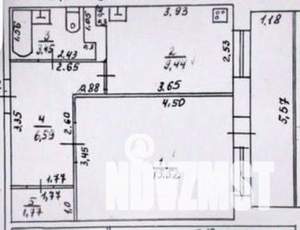 1-к квартира, вторичка, 37м2, 4/12 этаж