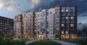 3-к квартира, строящийся дом, 79м2, 2/8 этаж