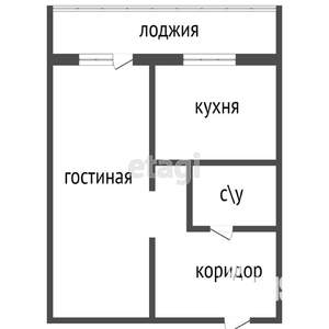 1-к квартира, вторичка, 39м2, 3/10 этаж
