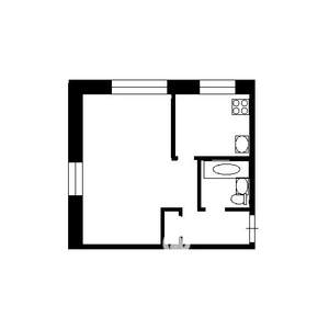1-к квартира, вторичка, 32м2, 3/9 этаж
