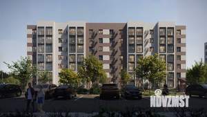 1-к квартира, строящийся дом, 43м2, 9/16 этаж
