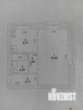 1-к квартира, вторичка, 30м2, 2/4 этаж