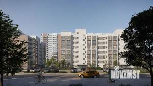2-к квартира, строящийся дом, 51м2, 8/16 этаж