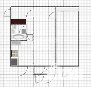 2-к квартира, вторичка, 45м2, 4/5 этаж