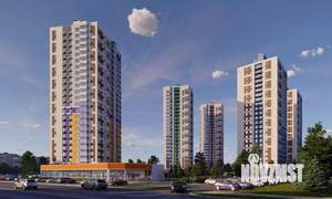 2-к квартира, строящийся дом, 39м2, 12/24 этаж