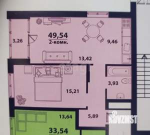2-к квартира, вторичка, 48м2, 10/24 этаж