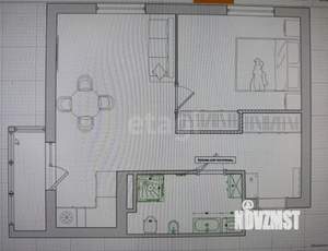 1-к квартира, вторичка, 42м2, 8/18 этаж