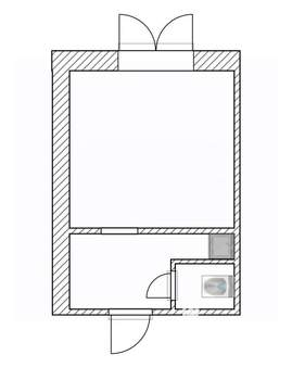 1-к квартира, вторичка, 18м2, 1/5 этаж