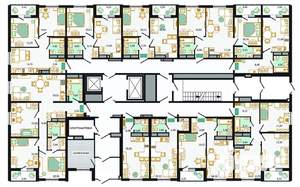 2-к квартира, вторичка, 38м2, 1/14 этаж
