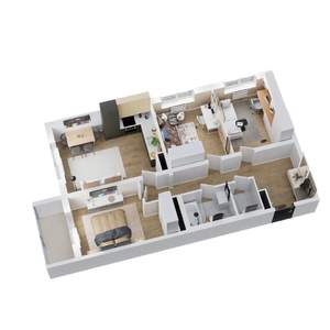 4-к квартира, вторичка, 65м2, 8/14 этаж