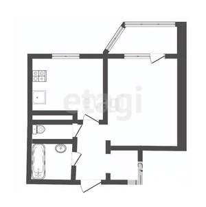 1-к квартира, вторичка, 33м2, 5/18 этаж