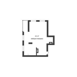 2-к квартира, вторичка, 62м2, 3/7 этаж