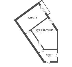 2-к квартира, вторичка, 57м2, 20/24 этаж